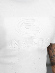 Balti vyriški marškinėliai OZONEE O/QQ1390