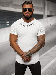 Baltas vyriški marškinėliai OZONEE O/T7256