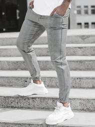  Pilki vyriškos chino kelnės OZONEE DJ/5255/21Z