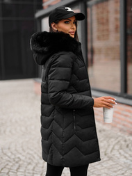 Juoda moteriška striukė OZONEE JS/16M9121/392Z