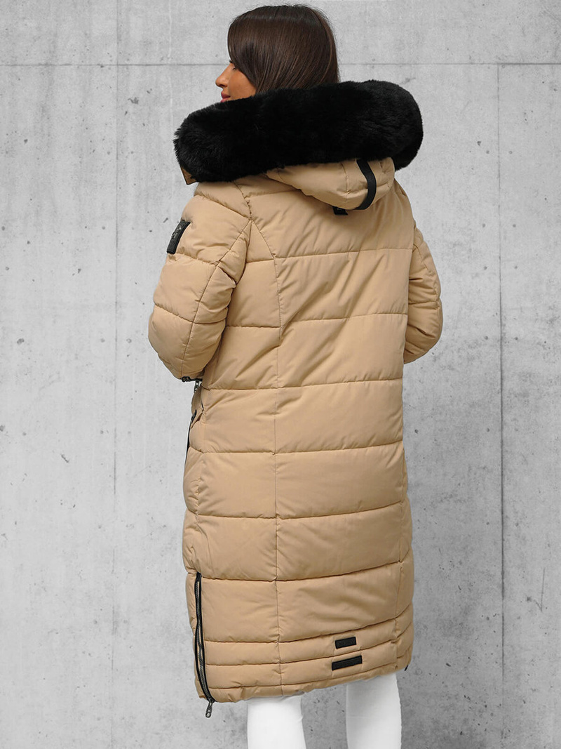 Smėlinis moteriška striukė OZONEE O/W377