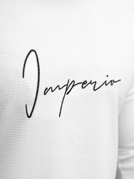 Baltas vyriškas džemperis OZONEE O/D7197Z