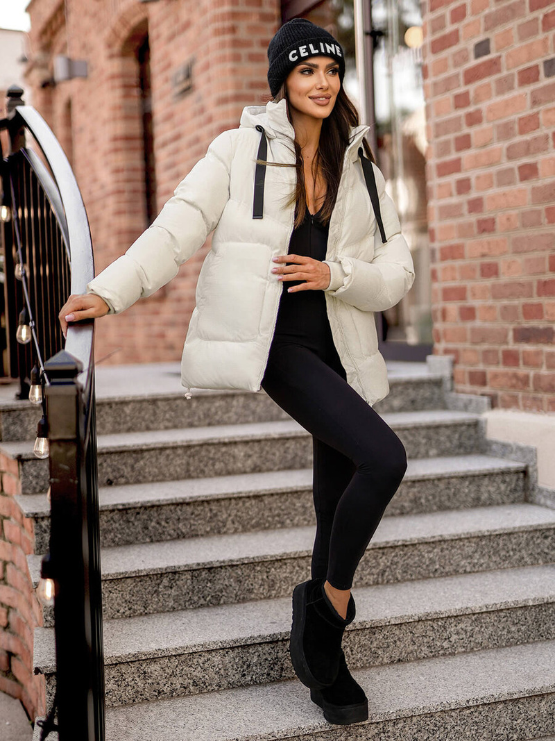 Pieno spalva moteriška striukė OZONEE JS/5M3251/281Z