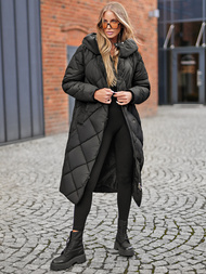 Juoda moteriška striukė OZONEE JS/5M3173/392Z