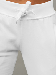 Baltos moteriškos sportinės kelnės OZONEE JS/CK01Z