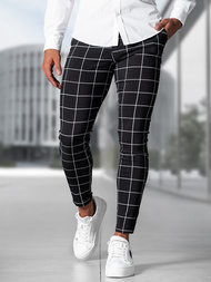 Juoda Vyriškos Chino Kelnės OZONEE O/P4009Z