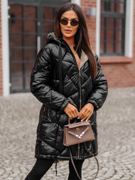 Juoda moteriška striukė OZONEE JS/5M3189/392Z