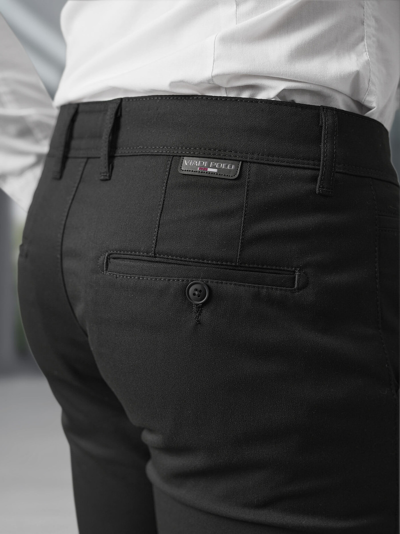 Juoda vyriškos chino kelnės OZONEE V/6545