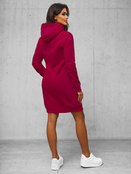 Bordinis moteriškas džemperis su gobtuvu OZONEE JS/YS10005/21Z