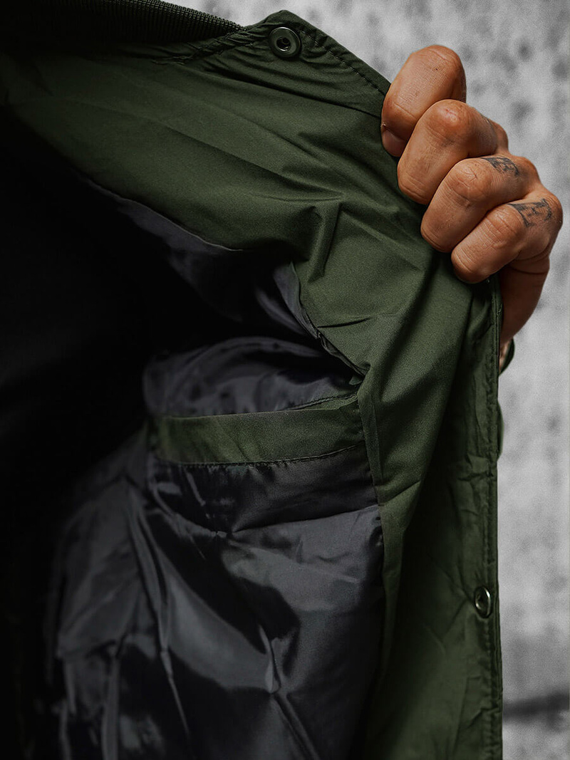 Žalia vyriška striukė OZONEE JS/84M3020/136