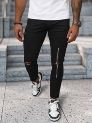 Juodai vyriški džinsai OZONEE NB/MP0087N