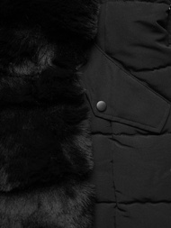 Juoda moteriška striukė OZONEE JS/11Z8096