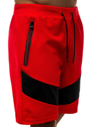 Raudoni vyriški šortai OZONEE JS/KS2515