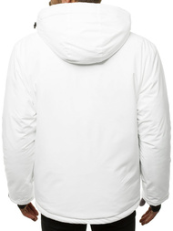 Žieminė Balta vyriška striukė OZONEE JS/HH011/45