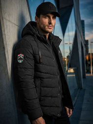 Juoda vyriška striukė OZONEE JS/31M5081/392