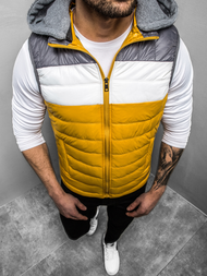 Geltona vyriška liemenė OZONEE N/6105Z