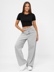 Juodi moteriški marškinėliai OZONEE JS/R62564/1