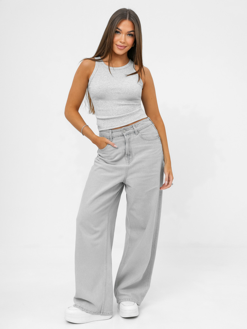 Pilkas moteriškas apatinis trikotažas OZONEE JS/96T665/2