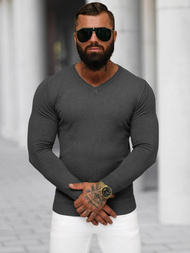 Grafitinis vyriškas megztinis OZONEE NB/MMB601/3Z