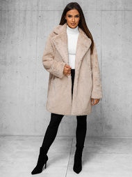 Smėlinis moteriška striukė OZONEE JS/11Z8168Z