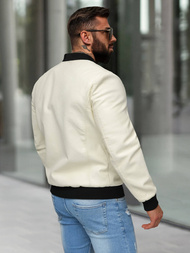 Pieno spalva vyriška odinė striukė OZONEE JS/11Z8107