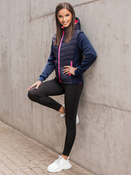 Granatinė moteriška striukė OZONEE JS/KSW4003Z