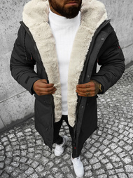 Juoda vyriška žieminė striukė OZONEE JS/22M50/392