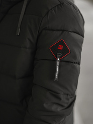 Juoda vyriška žieminė striukė OZONEE JS/31M5031/392Z