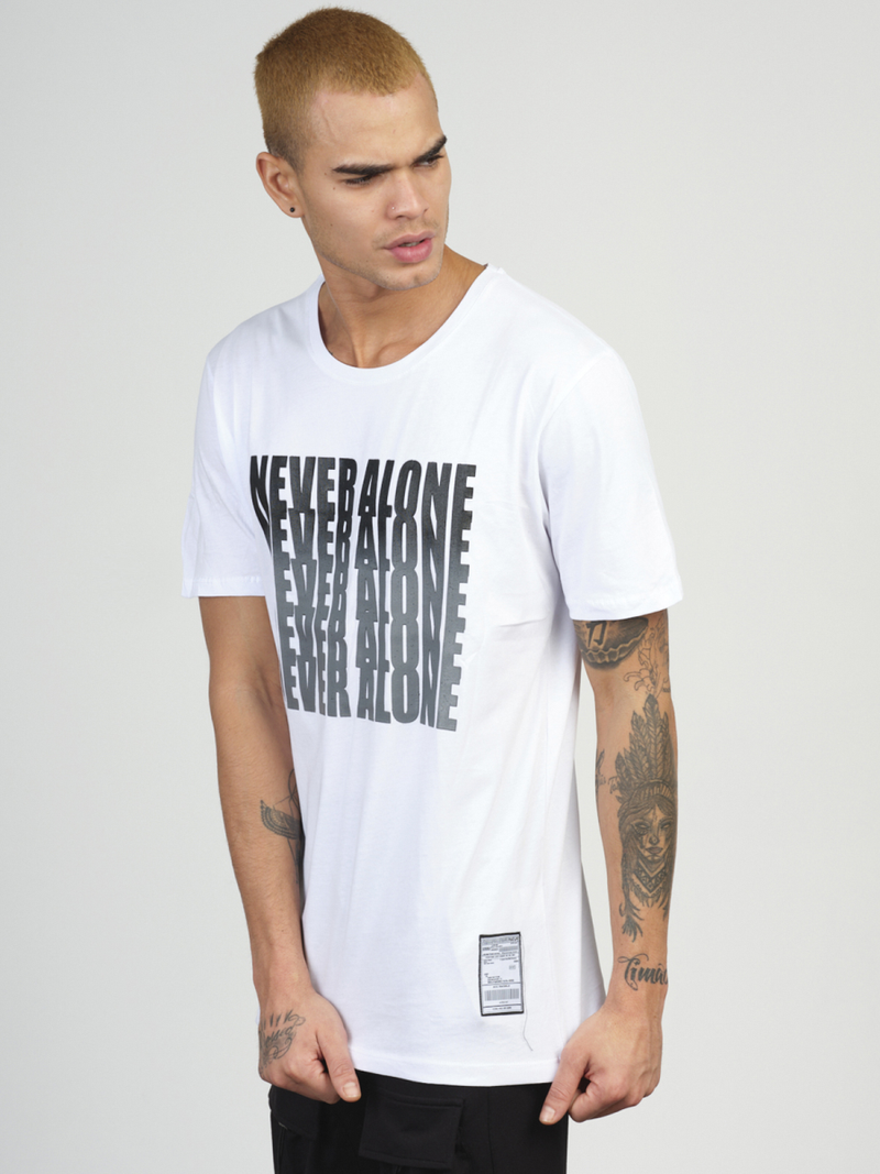 Balti vyriški marškinėliai OZONEE MR/21513