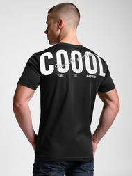 Juodi vyriški marškinėliai OZONEE O/T1278/3Z