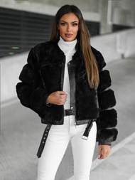 Juoda moteriška striukė OZONEE JS/11Z8080Z