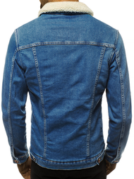 Šviesiai-mėlyna vyriška džinso striukė OZONEE BN/5938