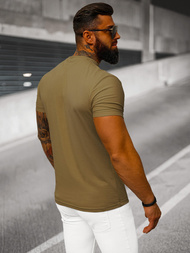 Ruda vyriški marškinėliai OZONEE NB/MT3001