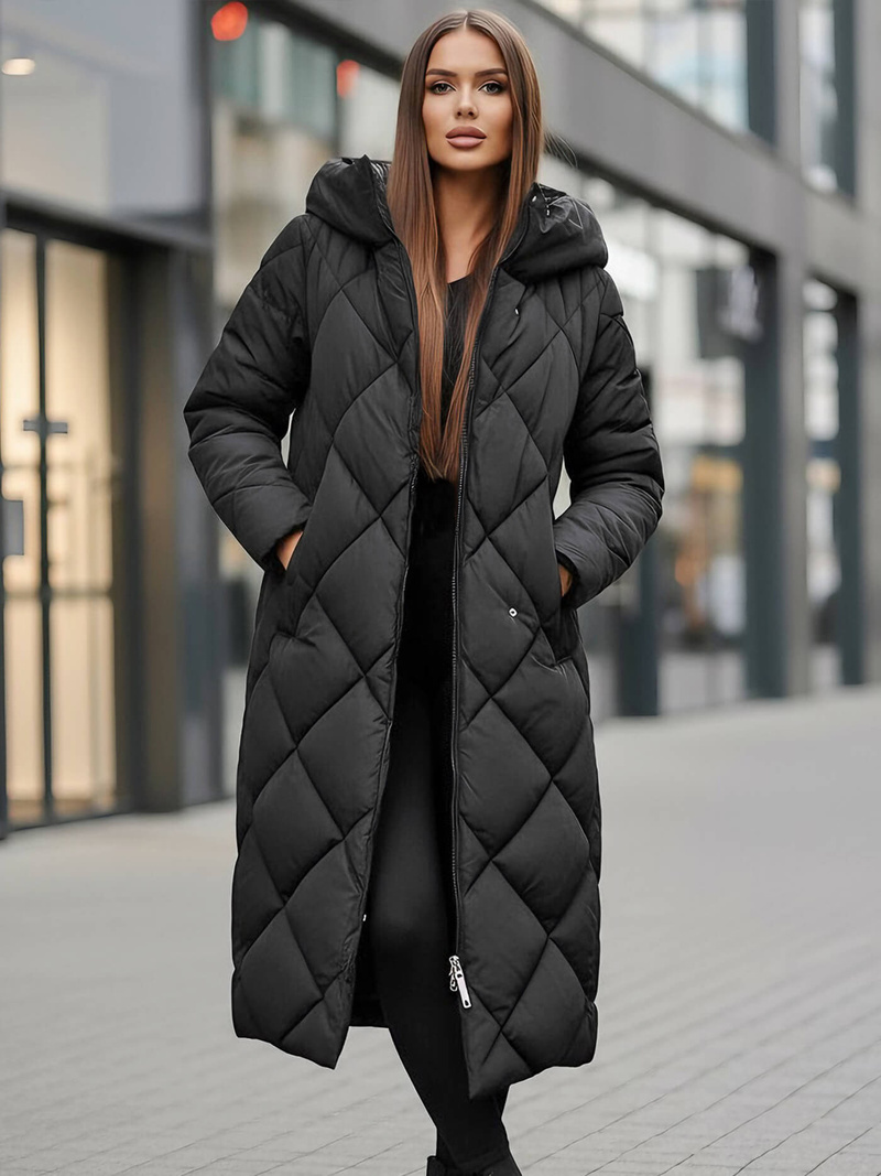 Juoda moteriška striukė OZONEE JS/5M3173/392Z