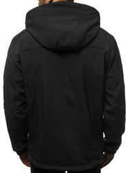 Juodai-Mėlyna vyriška softshelte striukė OZONEE GE/12263