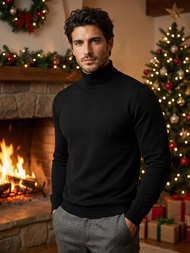 Tamsiai raudonas vyriškas megztinis OZONEE V/V24504Z