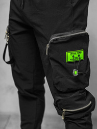 Juodos Vyriškos Chino Kelnės OZONEE O/PS5519