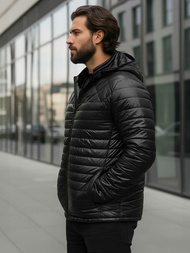 Juodi vyriška striukė OZONEE JS/16M9328/392BZ