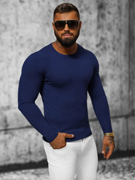 Tamsiai-mėlynas vyriškas megztinis OZONEE NB/MMB602/5Z