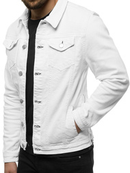 Balta vyriška džinso striukė OZONEE G/602