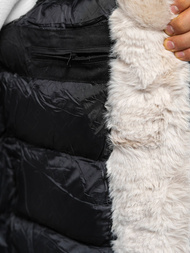 Juoda vyriška žieminė striukė OZONEE JS/22M319/392