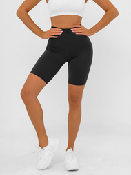 Trumpos moteriškos tamprės juodos OZONEE JS/17K583/3