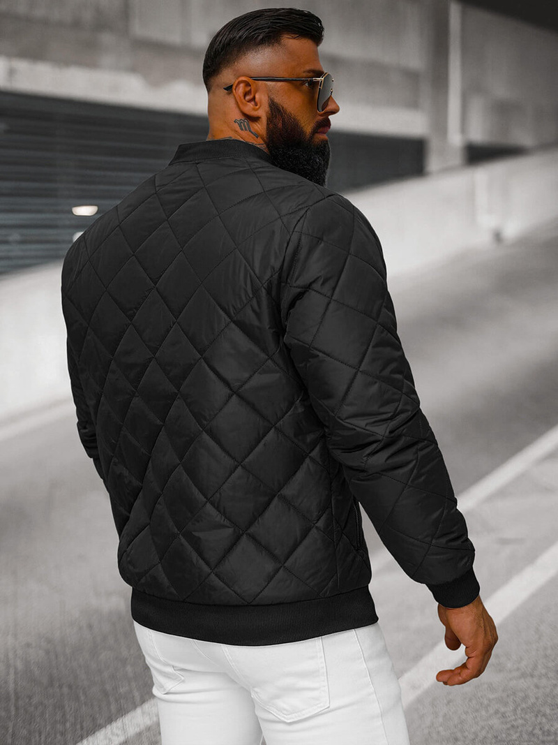 Juoda vyriška striukė OZONEE JS/MY01Z