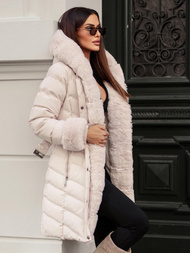 Ecru moteriška striukė OZONEE JS/5M3156/254Z