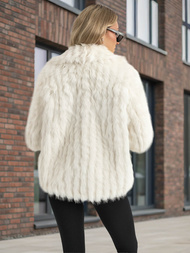 Baltas moteriška striukė OZONEE JS/11Z8261