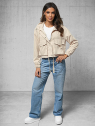 Smėlinis moteriška striukė OZONEE O/G118