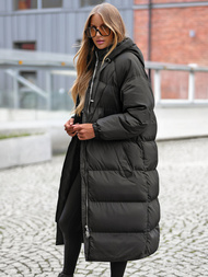 Juoda moteriška striukė OZONEE JS/5M3163/392Z