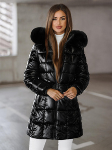 Juoda moteriška striukė OZONEE JS/16M9120/392Z