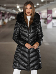 Juoda moteriška striukė OZONEE JS/16M9100/392Z