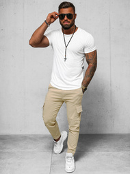 Smėliniai Vyriškos Chino Kelnės OZONEE O/1404SP